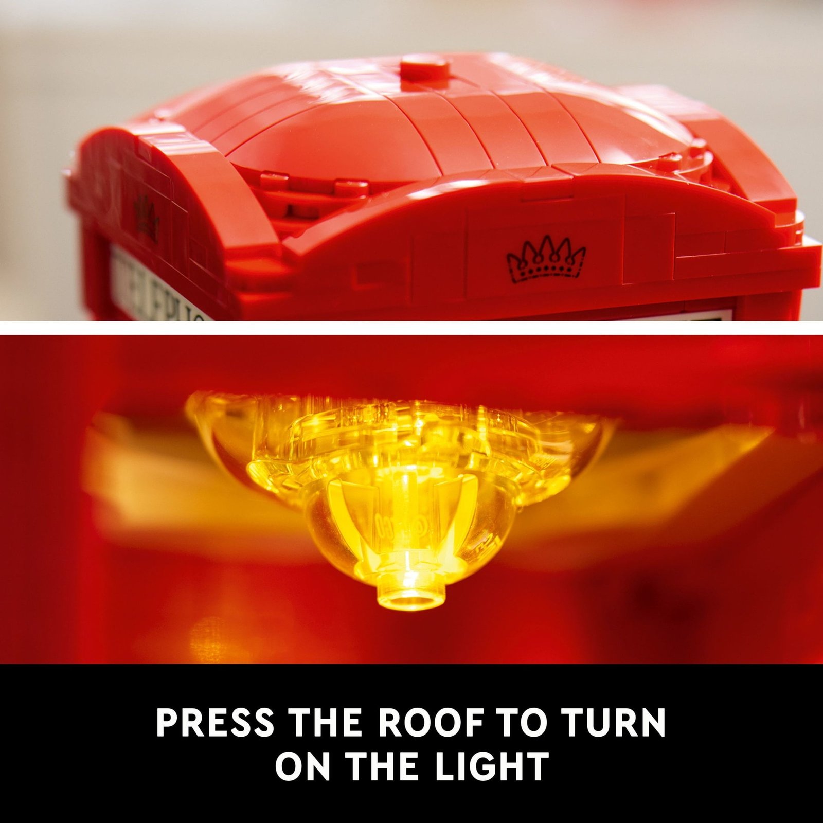 LEGO Ideas Red London Telephone Box Model for Adults, London Phone Booth and Cell Phone Holder for Build and Display, Creative Gift Idea for Travelers, London Souvenir for Home or Office Décor, 21347