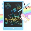 10 Inch LCD Writing Tablet, Colorful Toddler Doodle Board Drawing Tablet, Erasable Electronic Drawing Pads, Reusable Educational and Learning Drawing Tablet for Boys Girls 3 4 5 6 Years Old