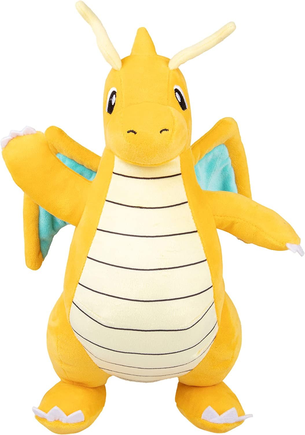 Pokemon 12" Dragonite Plush- Officially Licensed- Generation 1 Dratini & Dragonair Evolution- Quality Soft Stuffed Animal Toy - Add to Your Collection - Christmas Gift for Kids, Boys, Girls Fans - 2+