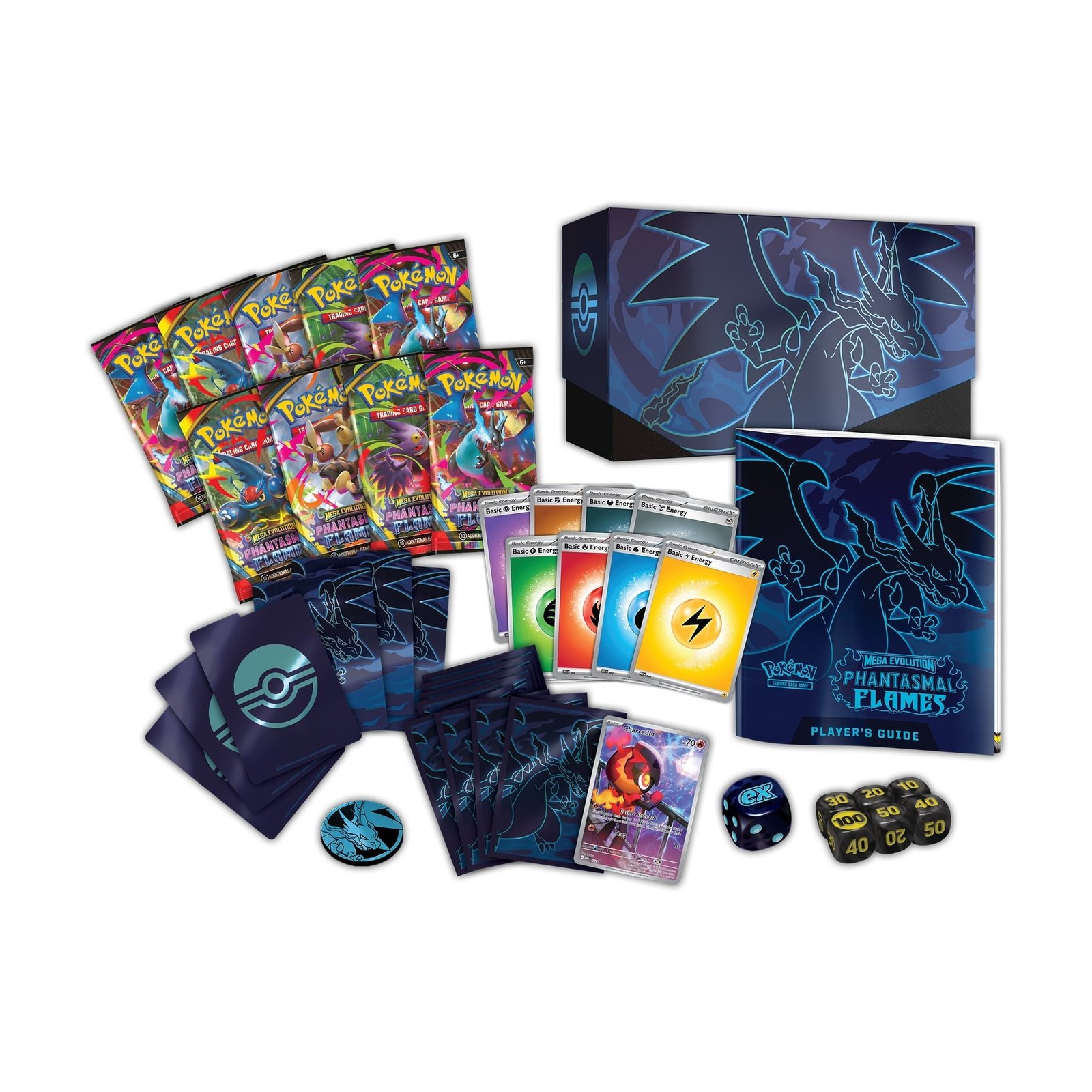 Pokemon Trading Card Game: Mega Evolution Phantasmal Flames Elite Trainer Box