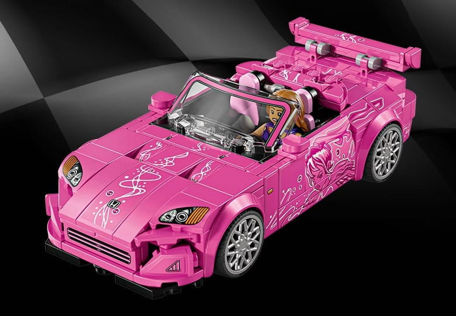 LEGO Speed Champions 2 Fast 2 Furious Honda S2000 Car Toy 77241 for Kids, Boys, and Girls, Ages 9+ - Birthday Gift Idea for Race Car and Movie Fans - Includes Suki Minifigure