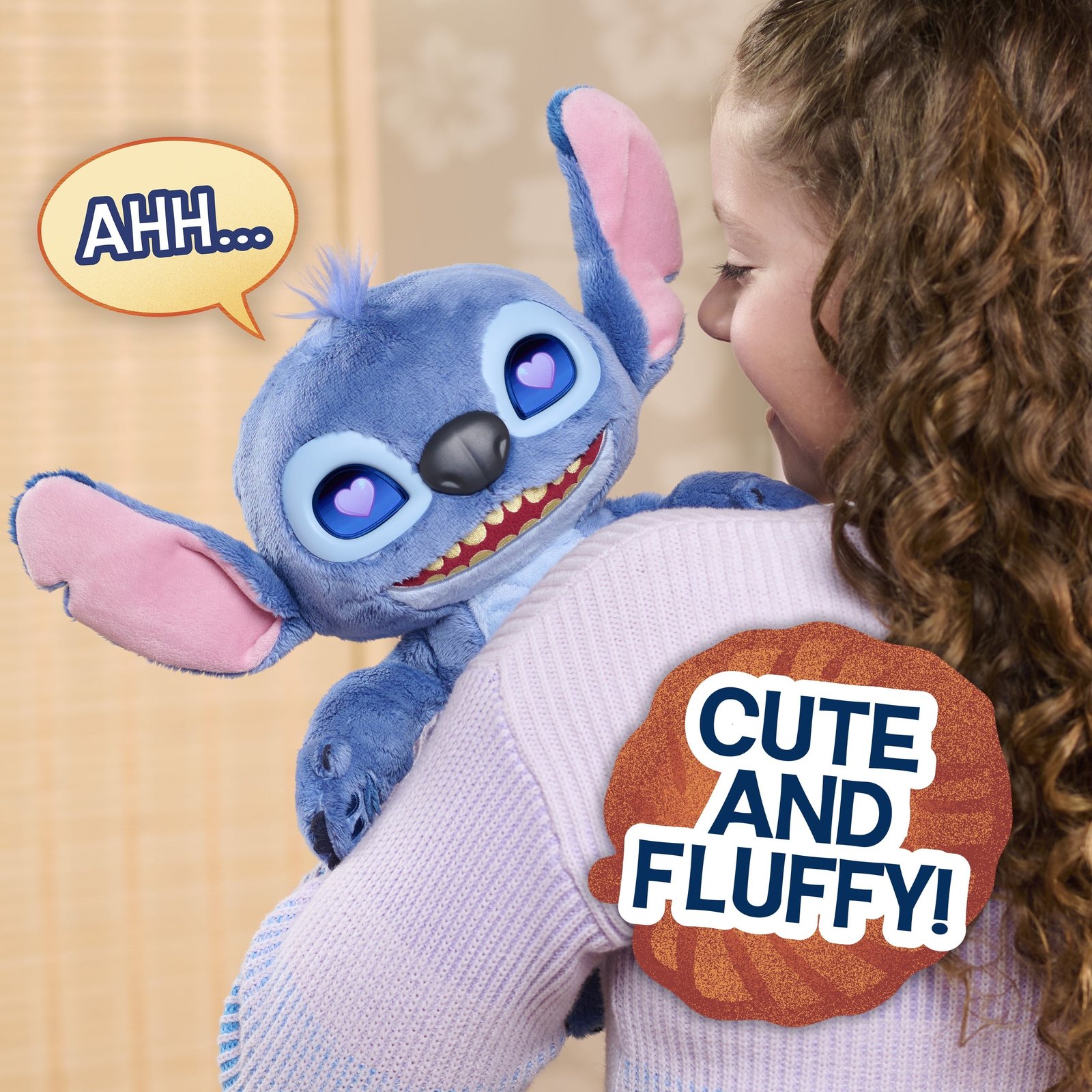 Disney Stitch Many Moods of Stitch Sounds and Phrases Interactive Plush, 14 in, Ages 3 and up