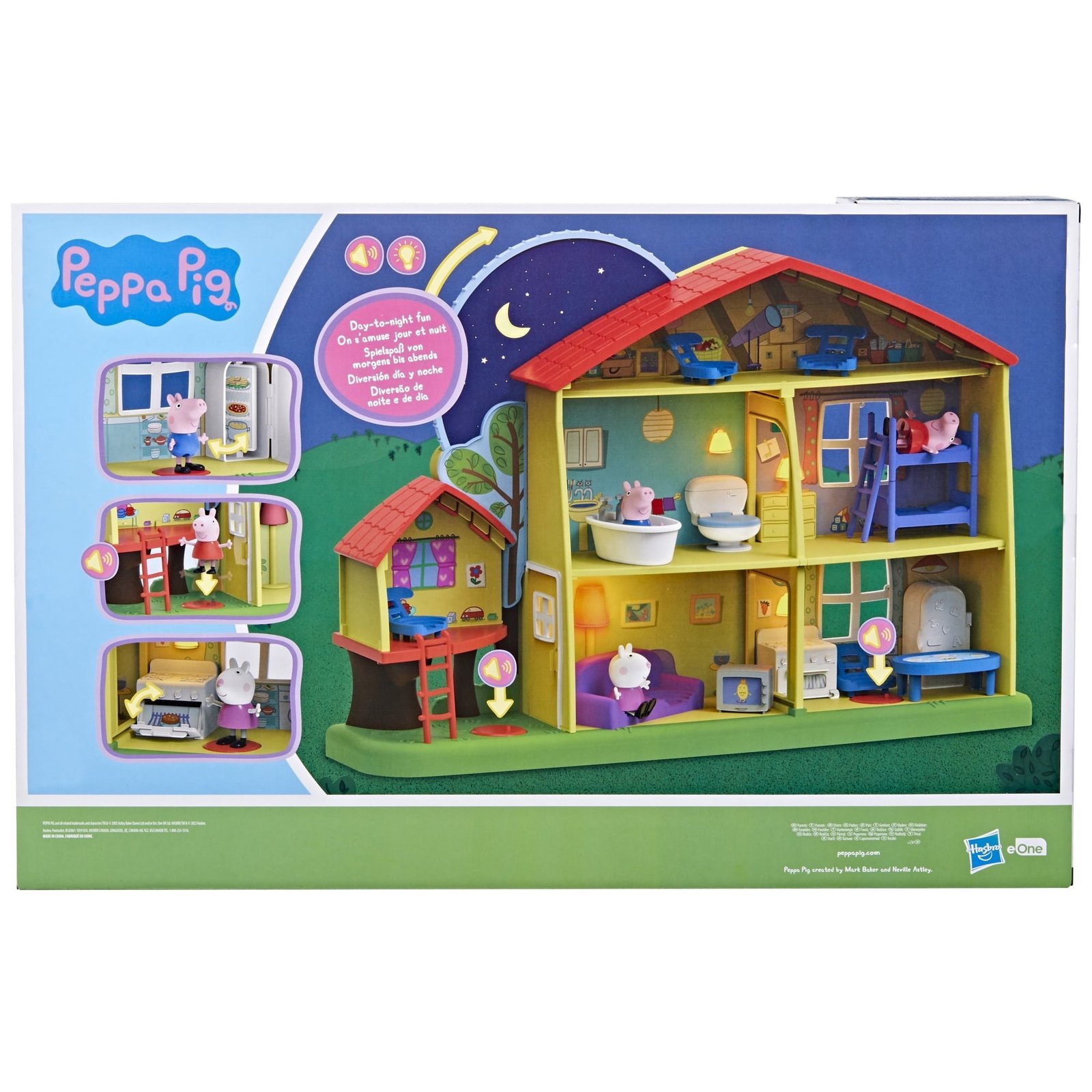 Peppa Pig Peppa's Adventures Peppa's Playtime to Bedtime House Preschool Toy, Ages 3 and Up