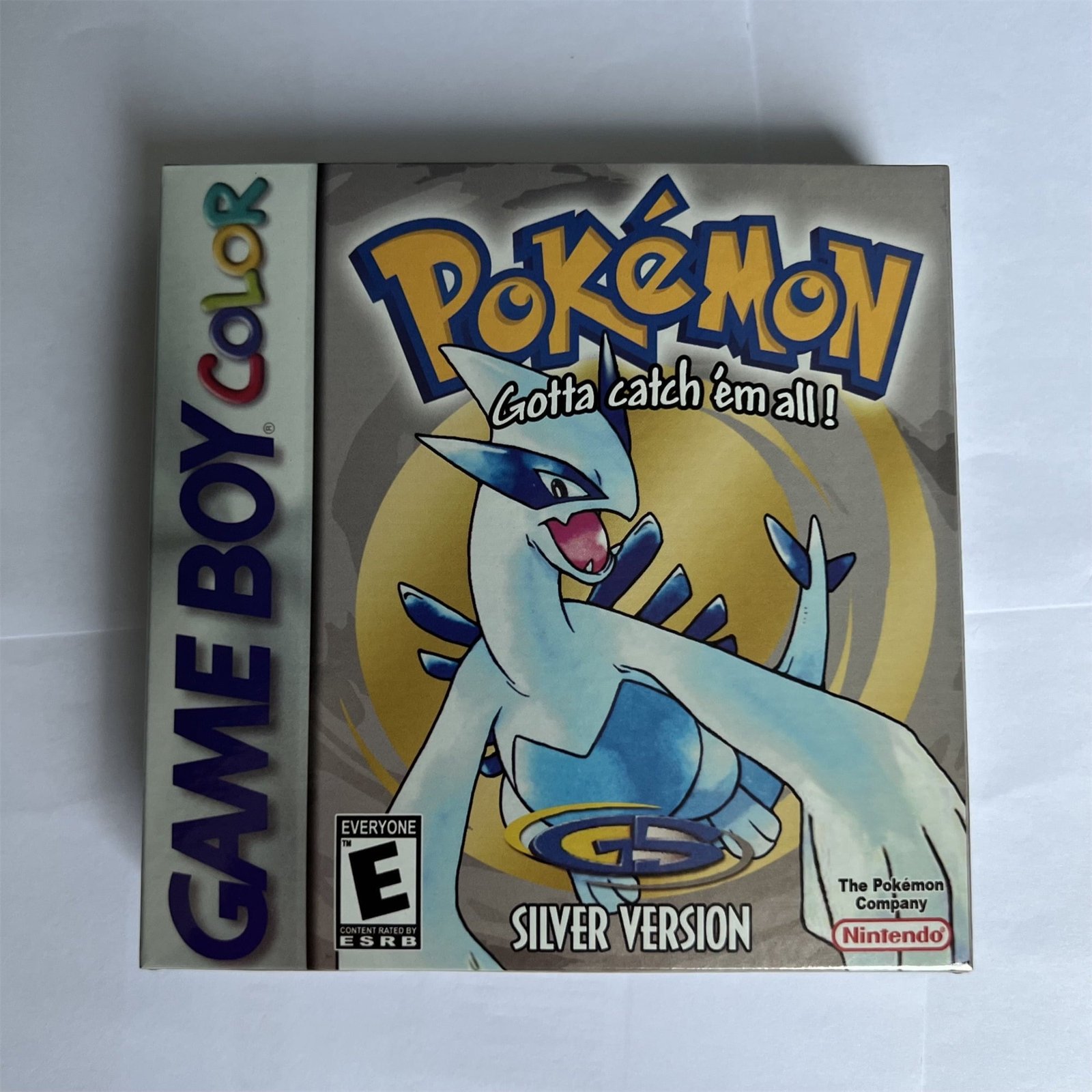 Pokemon Silver Version - Game Boy Color - Game Cartridge and Box US Version (No Manual)
