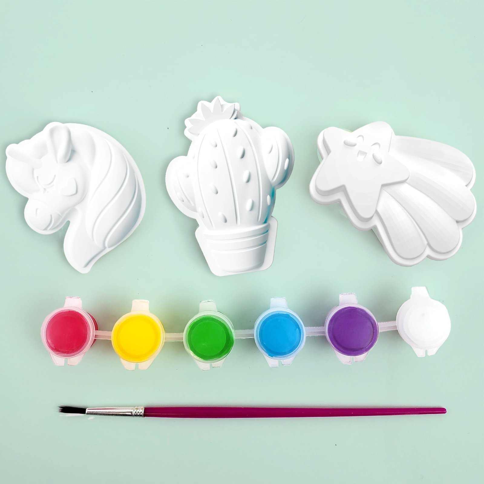 Hello Hobby Paint Your Own Magnet Friends, Child Craft Kit