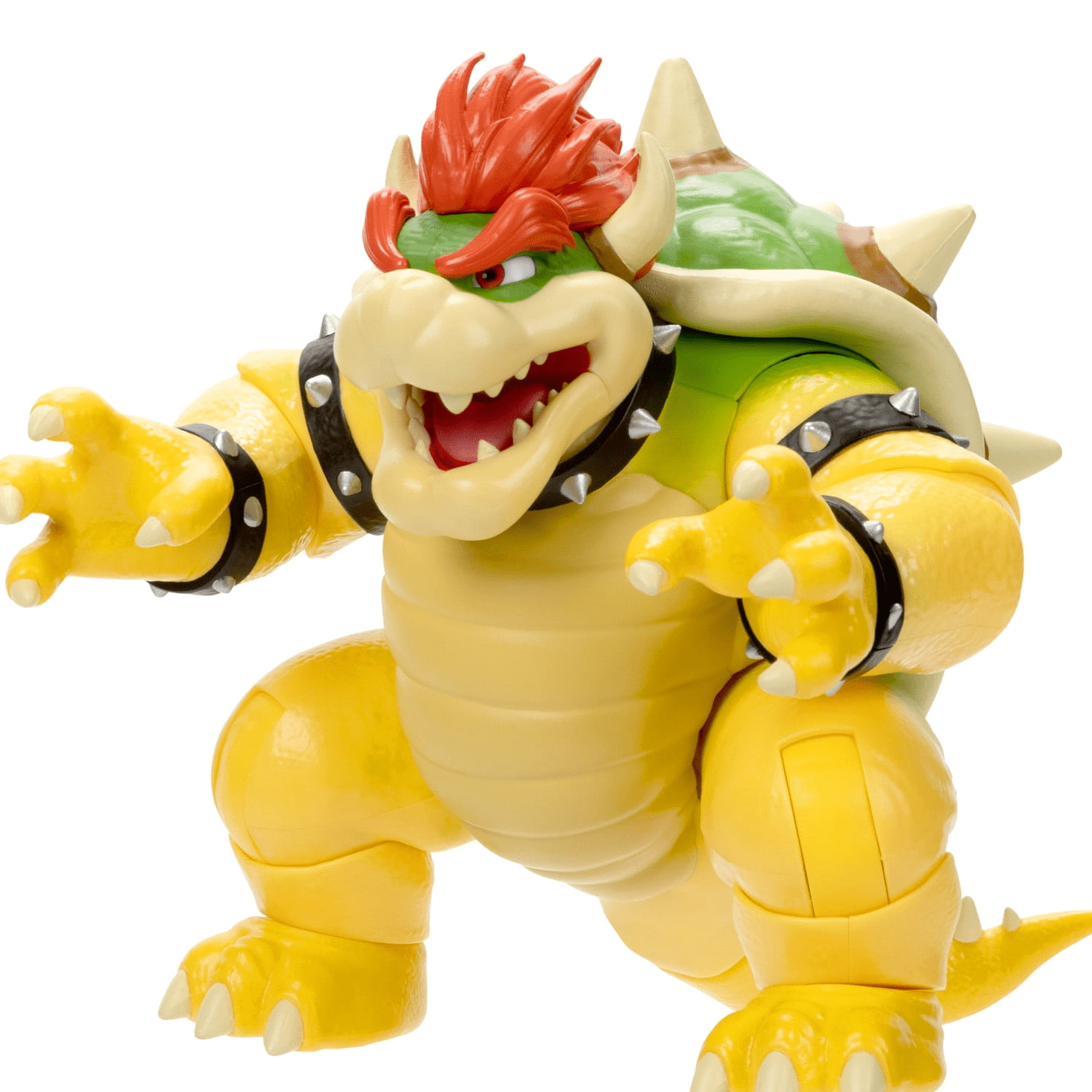 The Super Mario Bros. Movie 7 inch Feature Bowser Action Figure with Fire Breathing Effects