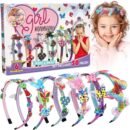 Arts and Crafts for Kids Age 6-12: Toys for 6 7 8 9 Year Old Girls | Fashion Girls Hair Accessories Craft Kit | That Allows Girls to Make Their Own Unique DIY Butterfly Hair Accessories