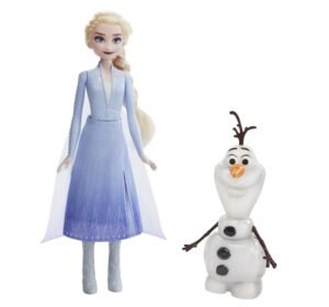 Disney Frozen 2 Talk and Glow Remote Control Olaf with Elsa Fashion Doll