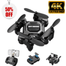 HNH 4K Mini Foldable Drone for Kids, Drone with Camera, RC Drone with Altitude Hold 3D Flips and Headless Mode Easy to Fly