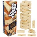 Official Hasbro Games Jenga Game with Digital Die, Wood Block Party Game, Family Games, Holiday Gifts for Kids, 6 and Up