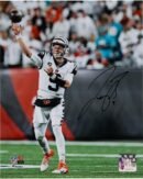 Joe Burrow Cincinnati Bengals Autographed 8" x 10" White Jersey Throwing Vertical Photograph - Fanatics Authentic Certified