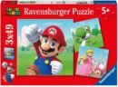 Ravensburger Super Mario Children's Jigsaw Puzzle - 3x49 Pieces Set