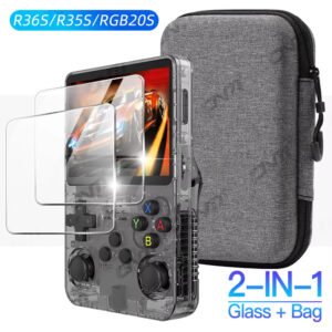Glass+Bag for R36S/R35S | Tempered Glass Screen Protector & EVA Storage Case
