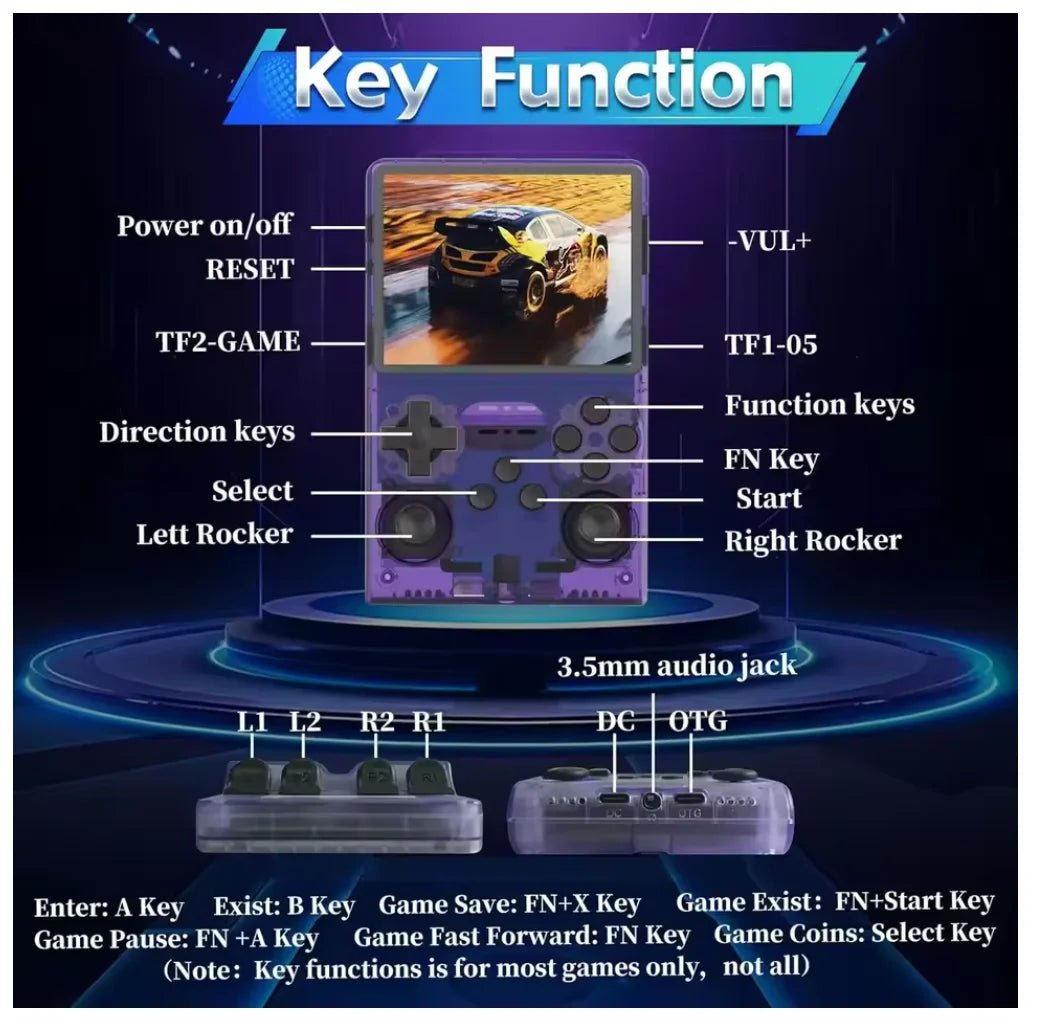 R40S Pro Handheld Retro Gaming Console