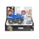 Super Mario Bros Movie Toad 2.5" Figure with Kart, Collectible, Multicolor, 3+ Years, 0.85 lb, 7x4x6 in