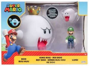 Super Mario King Boo, Boo, Luigi 3-Pack Action Figures