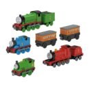 Thomas & Friends Multipack by Fisher-Price, 6 Toy Train Engines & 2 Cargo Cars [Walmart Exclusive]