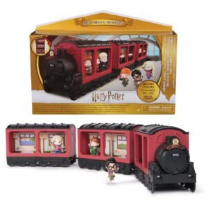 Wizarding World Harry Potter, Micro Magical Moments Collectible Hogwarts Express Carrying Case Doll Playset