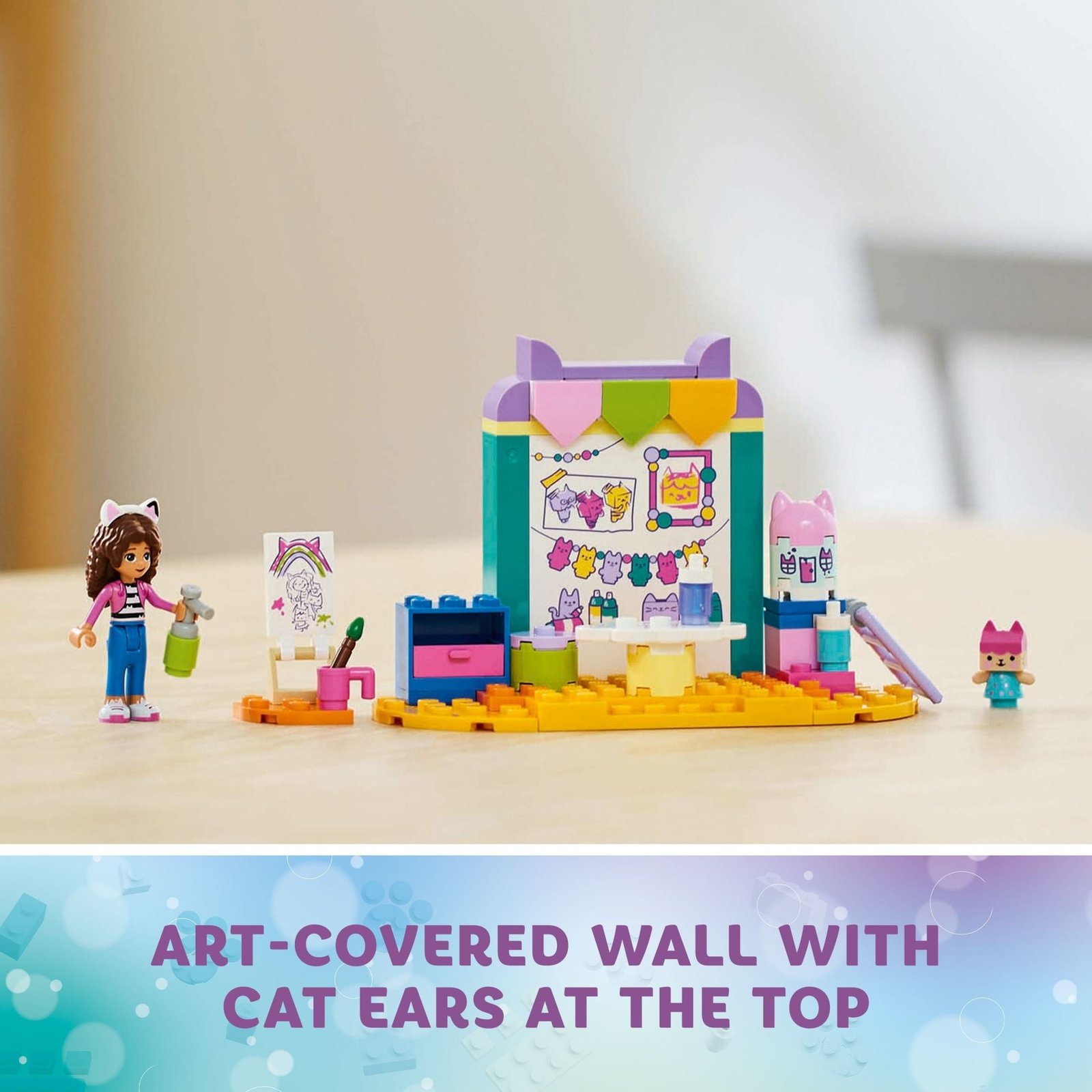 LEGO Gabby’s Dollhouse Crafting with Baby Box Pretend Playset for Kids, Creative Painting Crafting Toy, Learning Toy for Girls and Boys Ages 4 and Up, Includes Gabby's Dollhouse Figure, 10795