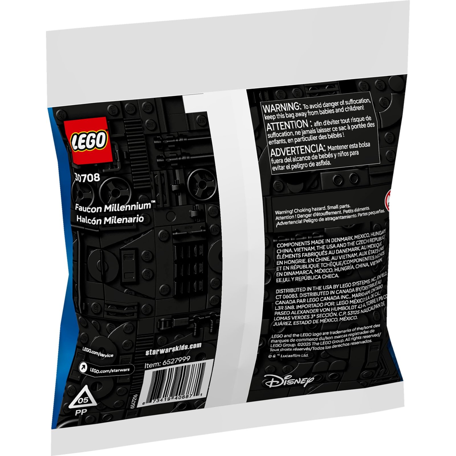 LEGO Star Wars Millennium Falcon Mini-Build - Space Ship Building Toy for Kids, Ages 6+ - 30708