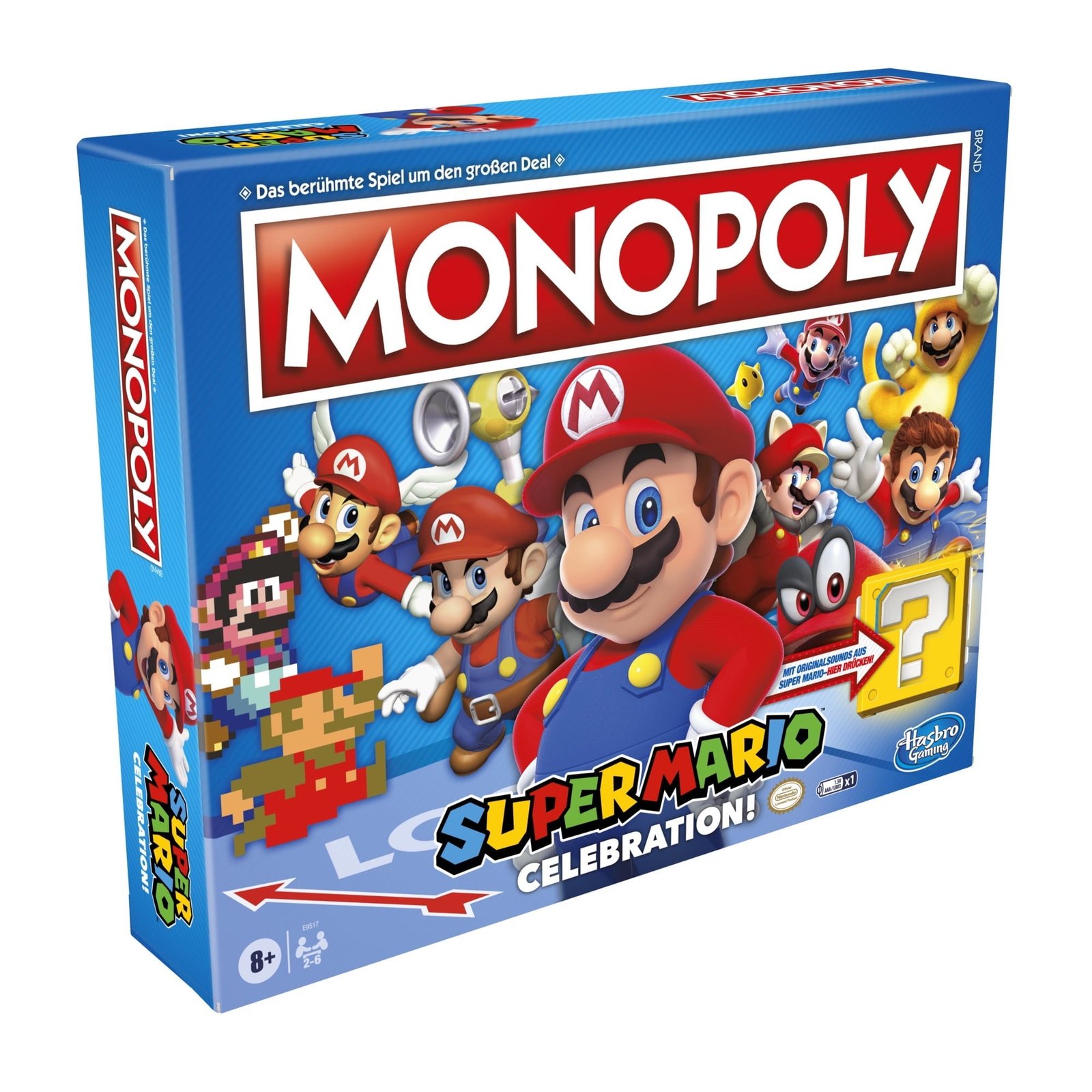 Monopoly Super Mario Celebration Edition Board Game for Kids Ages 8 and Up