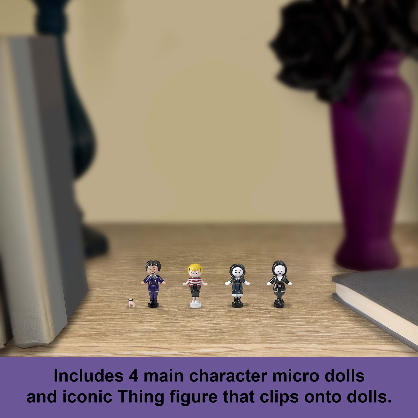 Polly Pocket Collector The Addams Family Compact, Special Edition Dolls and Playset