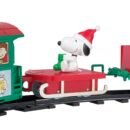 Snoopy Express 12-Piece Christmas Train Set – Holiday Décor Toy by Ruz