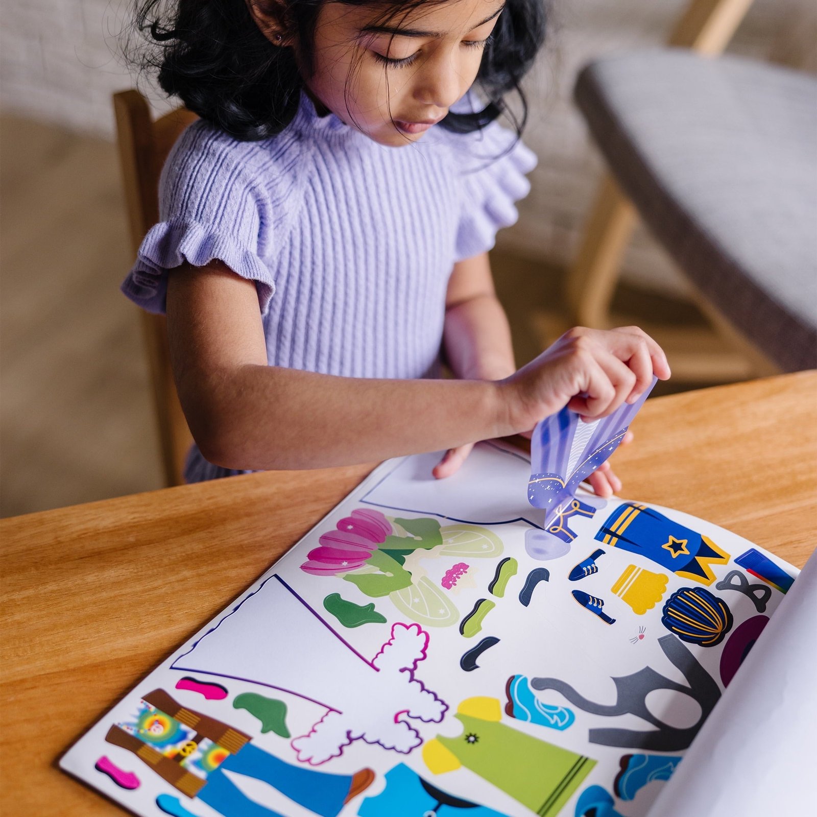 Melissa & Doug Reusable Sticker Pad: Dress-Up - 165+ Reusable Stickers