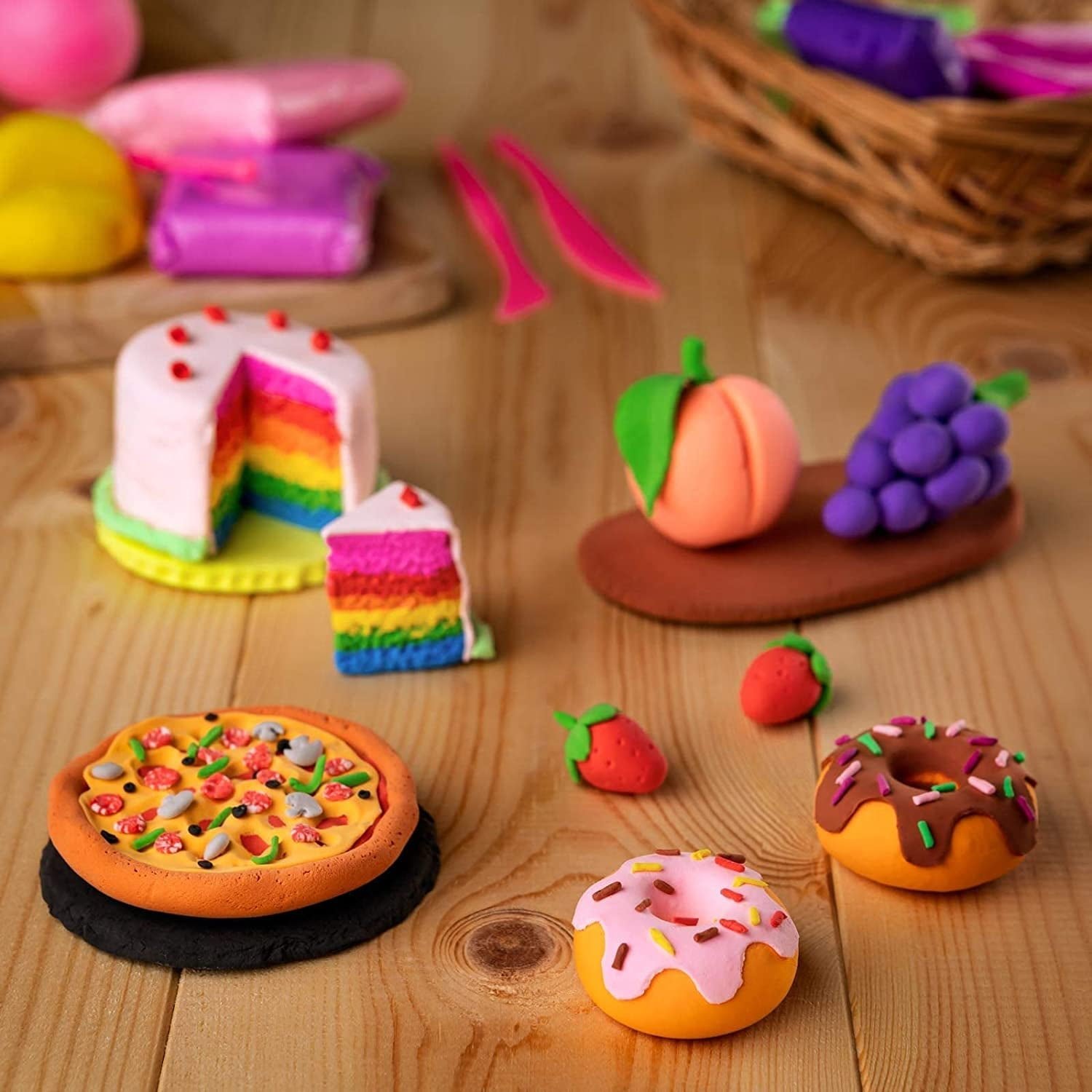 Air Dry Clay for Kids- 36 Colors Super Light Modeling Clay, Magic Foam Clay with 3 Sculpting Tools, Soft Arts Clay Easter Gift for Boys & Girls 4+
