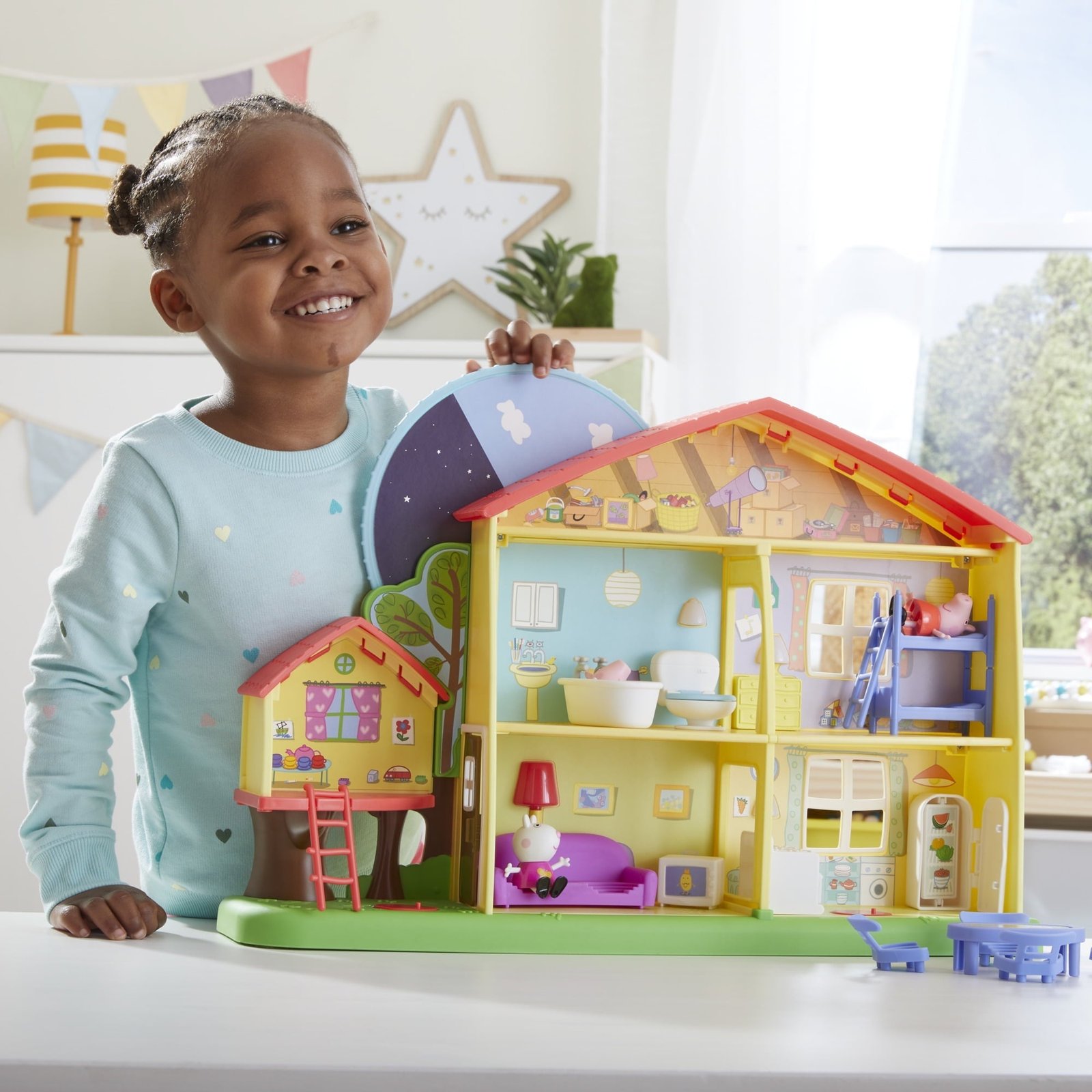 Peppa Pig Peppa's Adventures Peppa's Playtime to Bedtime House Preschool Toy, Ages 3 and Up