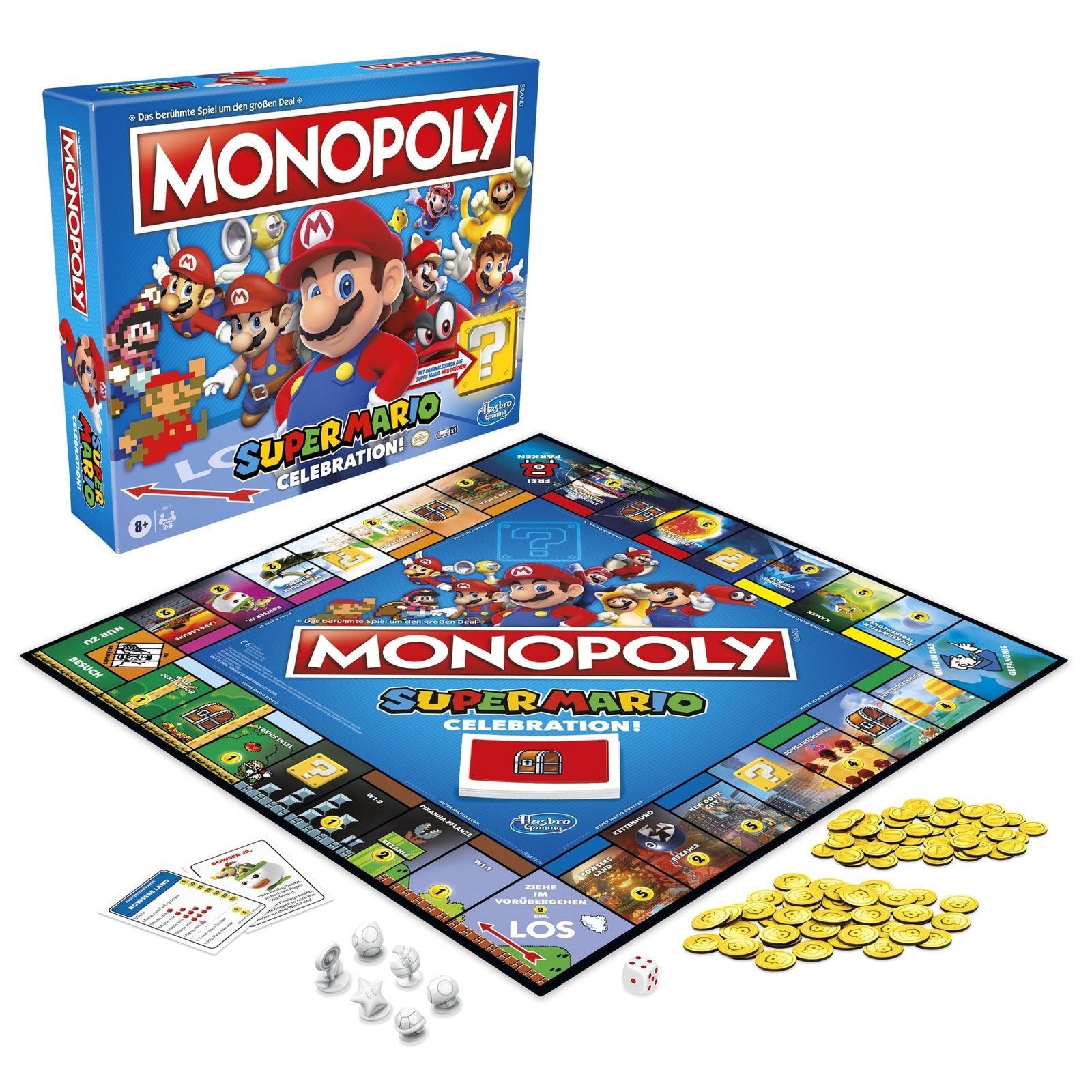 Monopoly Super Mario Celebration Edition Board Game for Kids Ages 8 and Up
