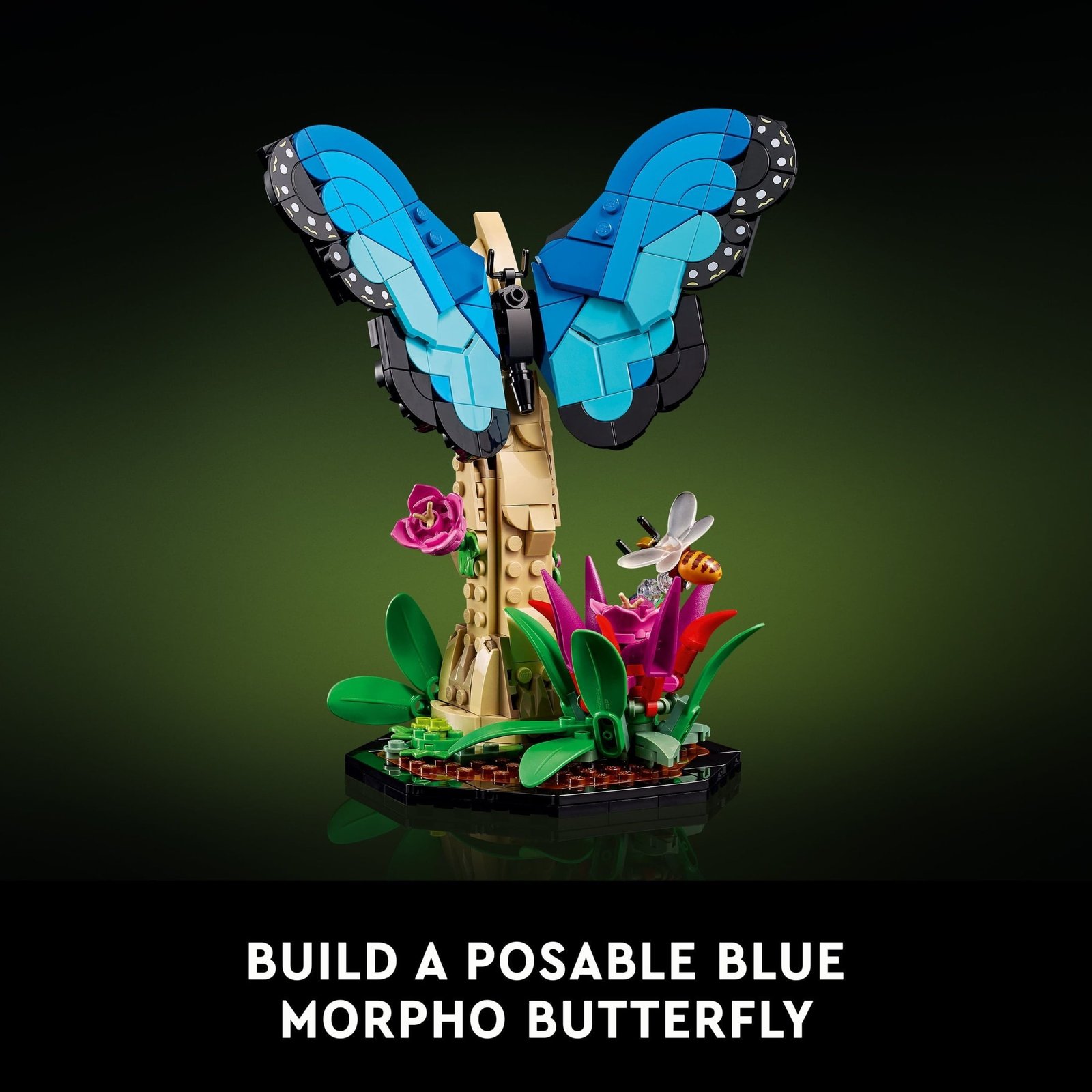 LEGO Ideas The Insect Collection Building Set for Adults - Gift for Christmas - Collectible Display Set for Nature Lovers - Models of Insects for Office or Book Shelf Decor - 21342