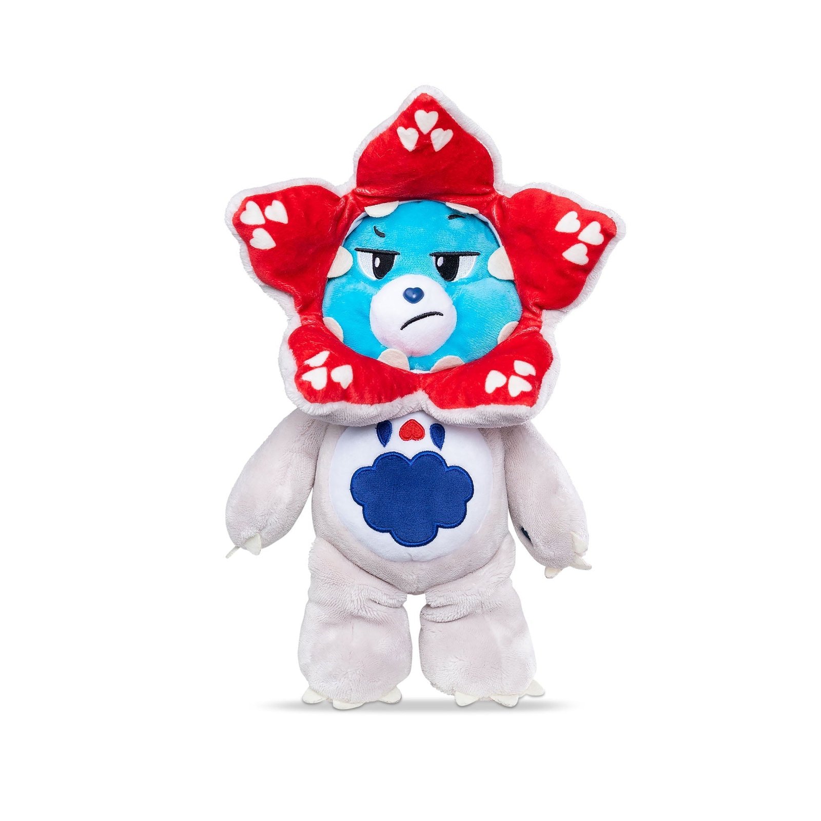 Netflix - Care Bears x Stranger Things - Grumpy Bear as the Demogorgon, 12 Inch Plush