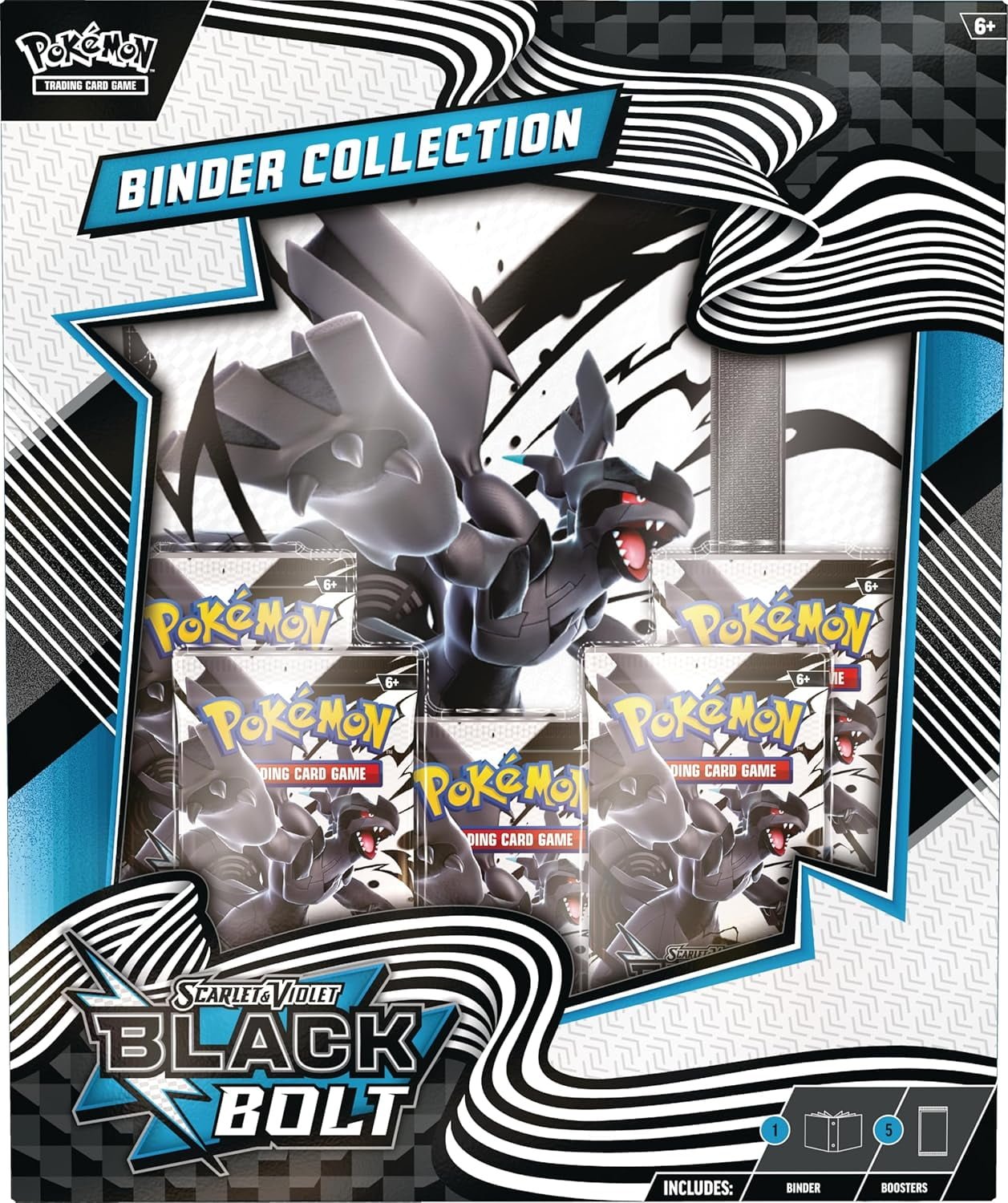 Pokemon TCG Scarlet & Violet 10.5 Black Bolt Binder Collection Box
