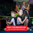 ArmoGear Infrared Laser Tag Set with Guns and Vests, Mega Pack Set of 4