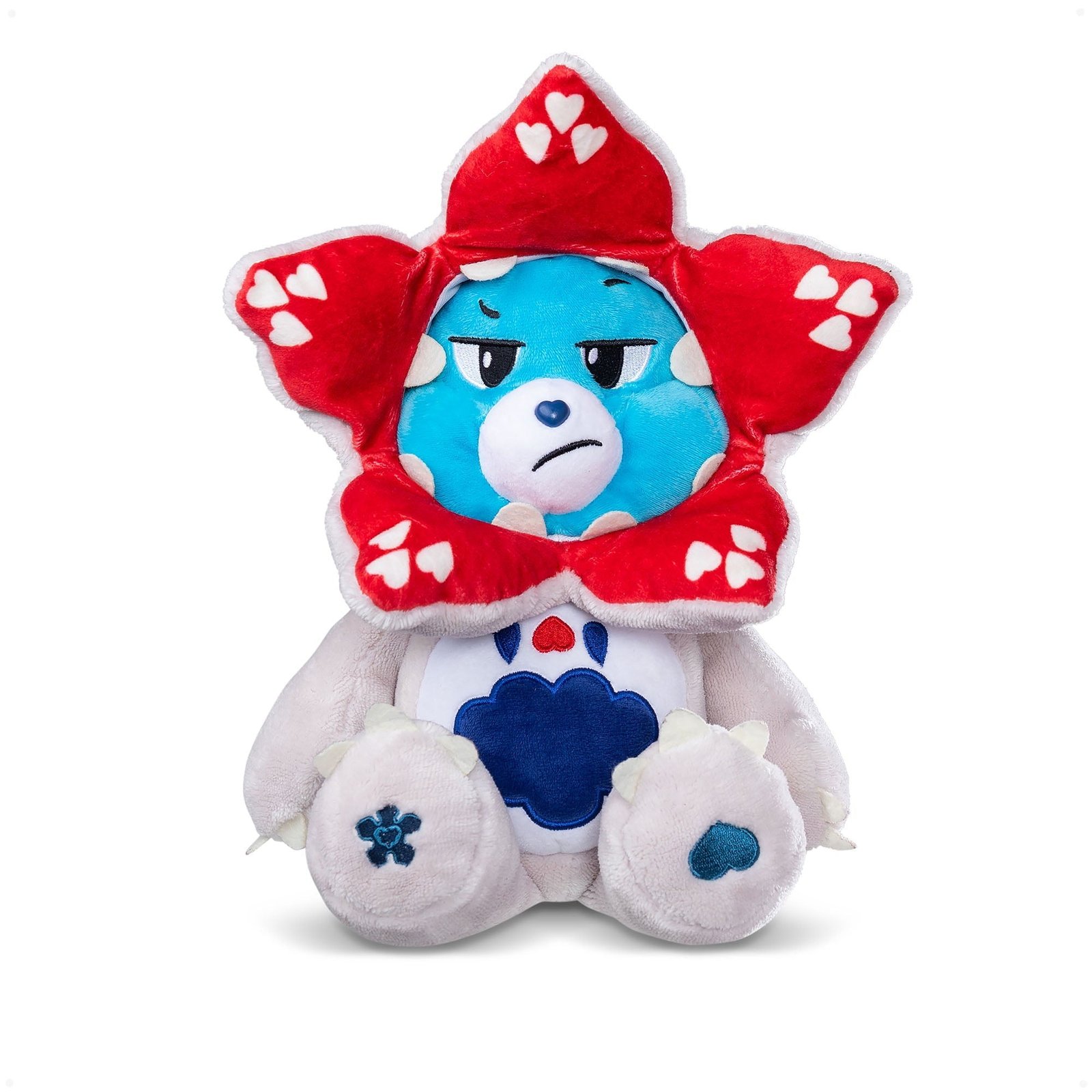 Netflix - Care Bears x Stranger Things - Grumpy Bear as the Demogorgon, 12 Inch Plush
